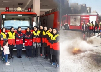 بانوان آتش نشان: گروه آموزشی سفیران ایمنی