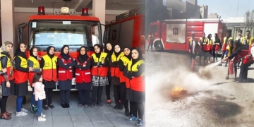 بانوان آتش نشان: گروه آموزشی سفیران ایمنی